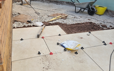 Cream Porcelain Transformation for a Lakeside Garden in Brierley Hill