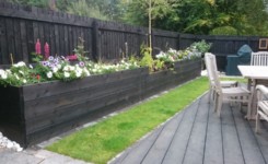 MDK Garden Services Black Deck Planters